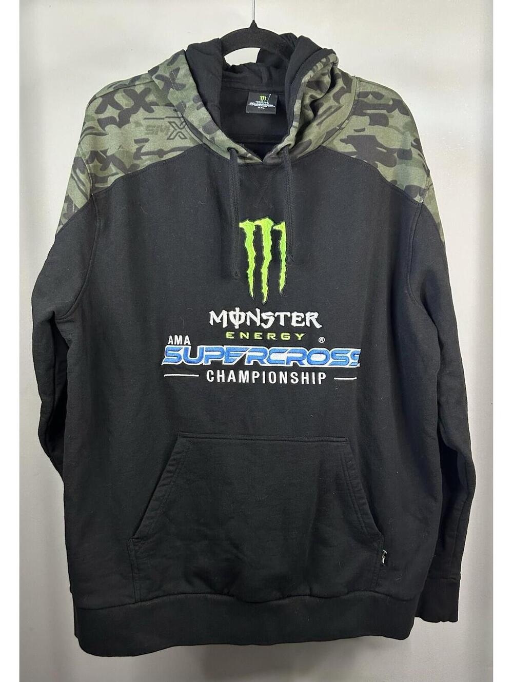 Monster Energy AMA Supercross Championship Hoodie Men’s Size 2XL